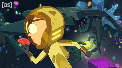 Rick And Morty Running GIF by Adult Swim