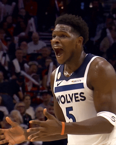 Shocked Nba GIF by Minnesota Timberwolves