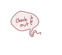 Check It Out Look Here Sticker