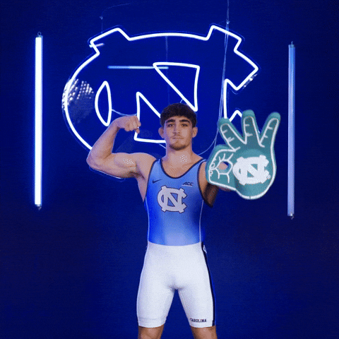 University Of North Carolina Wrestling GIF by UNC Tar Heels