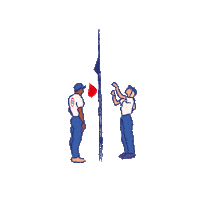 Flag Tricolore Sticker by Ministère des Sports
