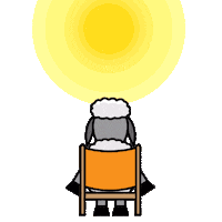 Watching Solar Eclipse Sticker by SHEAN