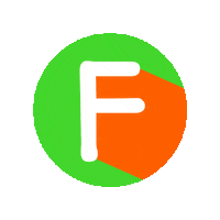 Orange Abc Sticker