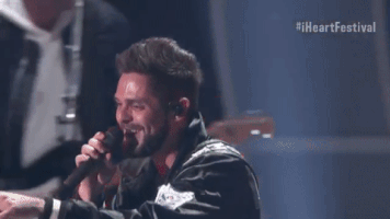 excited pointing GIF by iHeartRadio
