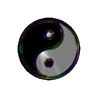 Yin Yang Loop Sticker by Omer Studios