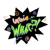 Confused Wait What Sticker by V5MT