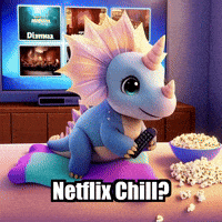 Weekend Movie Night GIF by Divineasaur