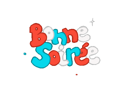 Bonne Soiree Sticker