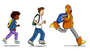 Back To School Running Sticker by BrainPOP