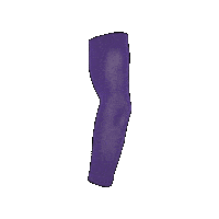 Customnumbered purple custom sleeve wpw Sticker