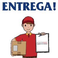 Delivery Bateria Sticker by Powersafe CO