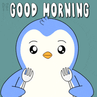 Hungry Good Morning GIF by Pudgy Penguins