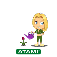 Water Growing Sticker by ATAMI