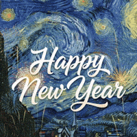 New Year Art GIF by ElmonX