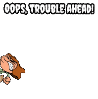 Oh No Oops Sticker by Elnaz  Abbasi