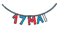 17 Mai Banner Sticker by Nora Fikse