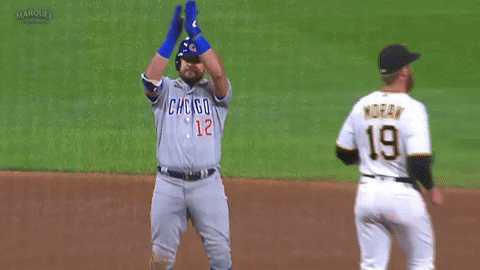 Kyle Schwarber Cubs GIF by Marquee Sports Network