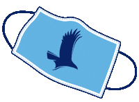 Mask Hawks Sticker by Hillsborough Community College