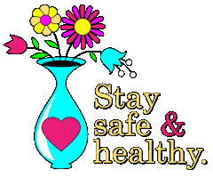 studiotensho flowers healthy covid19 positive Sticker