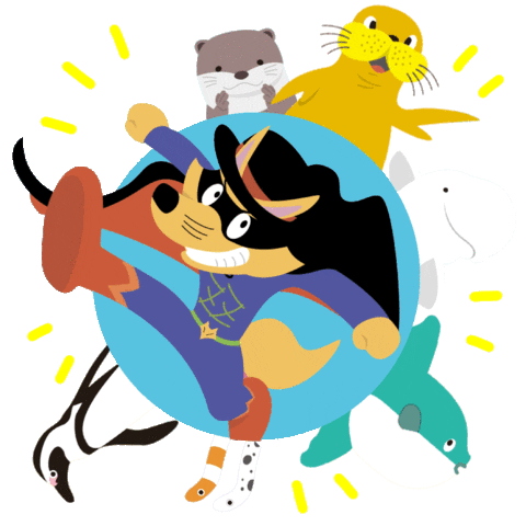 Happy Fun Sticker by ポプラ社公式