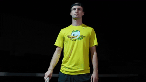 Mens Tennis Oregon GIF by GoDucks
