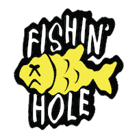 Gone Fishing Fish Sticker by Mr. Mercedes