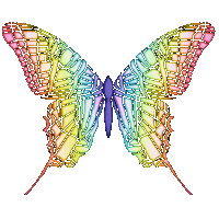 Rainbow Color Sticker