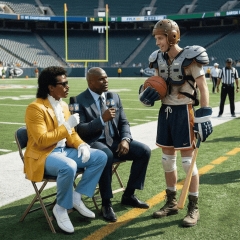 Football Player Wtf GIF by Jukebox Saints