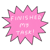 Task Tick Sticker by Natalie Byrne