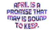 Happy April Sticker by OpticalArtInc.