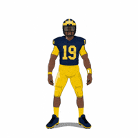 Go Blue GIF by SportsManias