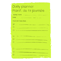 Dailyplanner Sticker by Maison D'Etude