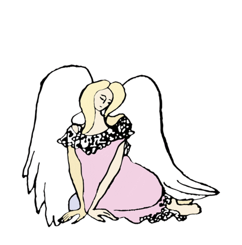 New Year Girl Sticker