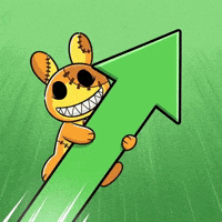 Crypto Tothemoon GIF by RugDollz