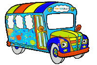 Happy School Bus Sticker