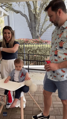 Adorable 1-Year-Old Overwhelmed by Family Singing Happy Birthday