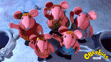 waving stop motion GIF