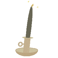 Glass Candle Sticker by Present Time