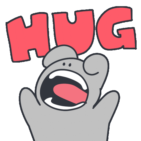 Love Me Hug Sticker