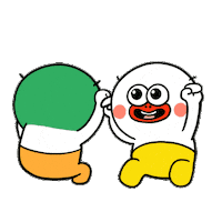 Happy Dance Sticker by kwaesam