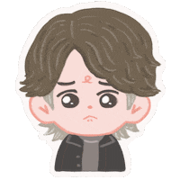 Sad Face Sticker