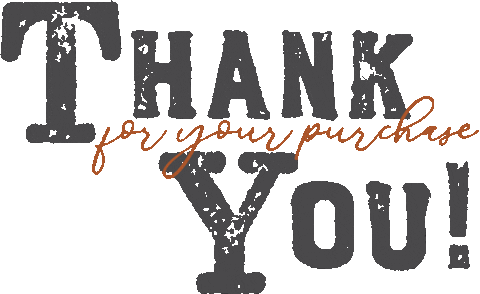 Thanks Sticker by Cattle Drive Leather Co.