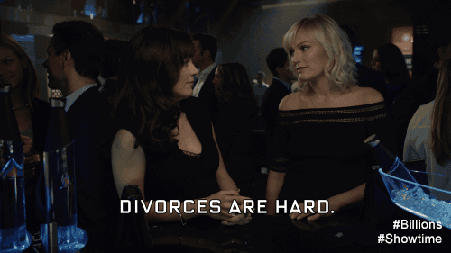 season 2 divorced are hard so are marriages GIF by Billions