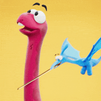 Performance Dinosaur GIF by Claynosaurz