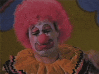clown eat it GIF by rotomangler