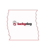 luckydogvolleyball  Sticker