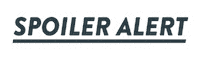 Spoiler Alert Graphic Design Sticker