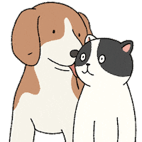 Dog Love Sticker by HyperBeard
