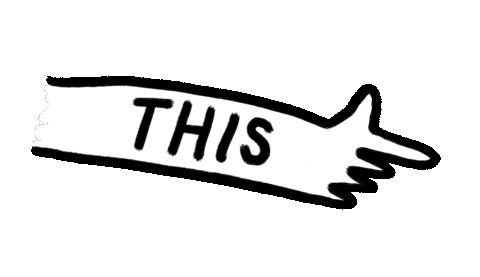 Arrow Hand Sticker