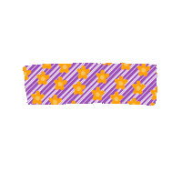 febiyantitriu flowers aesthetic purple tape Sticker